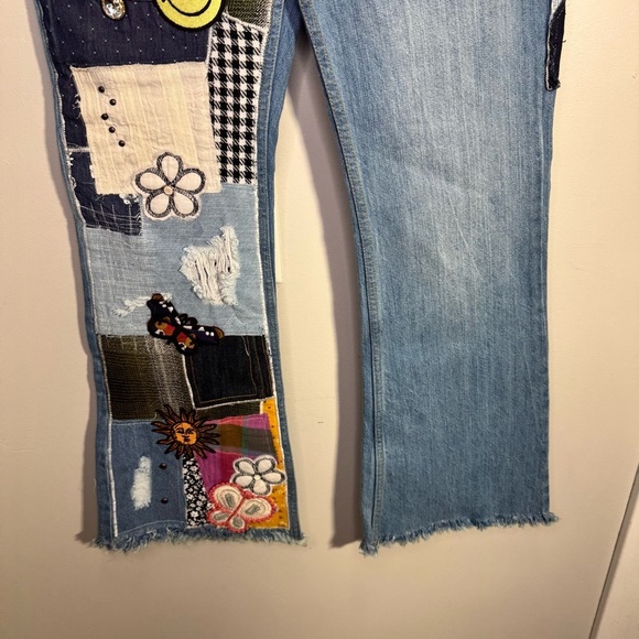 Urban Outfitters BDG High-Waisted Flare Jean - Indigo Craft Size 26 100% Cotton - Picture 7 of 16